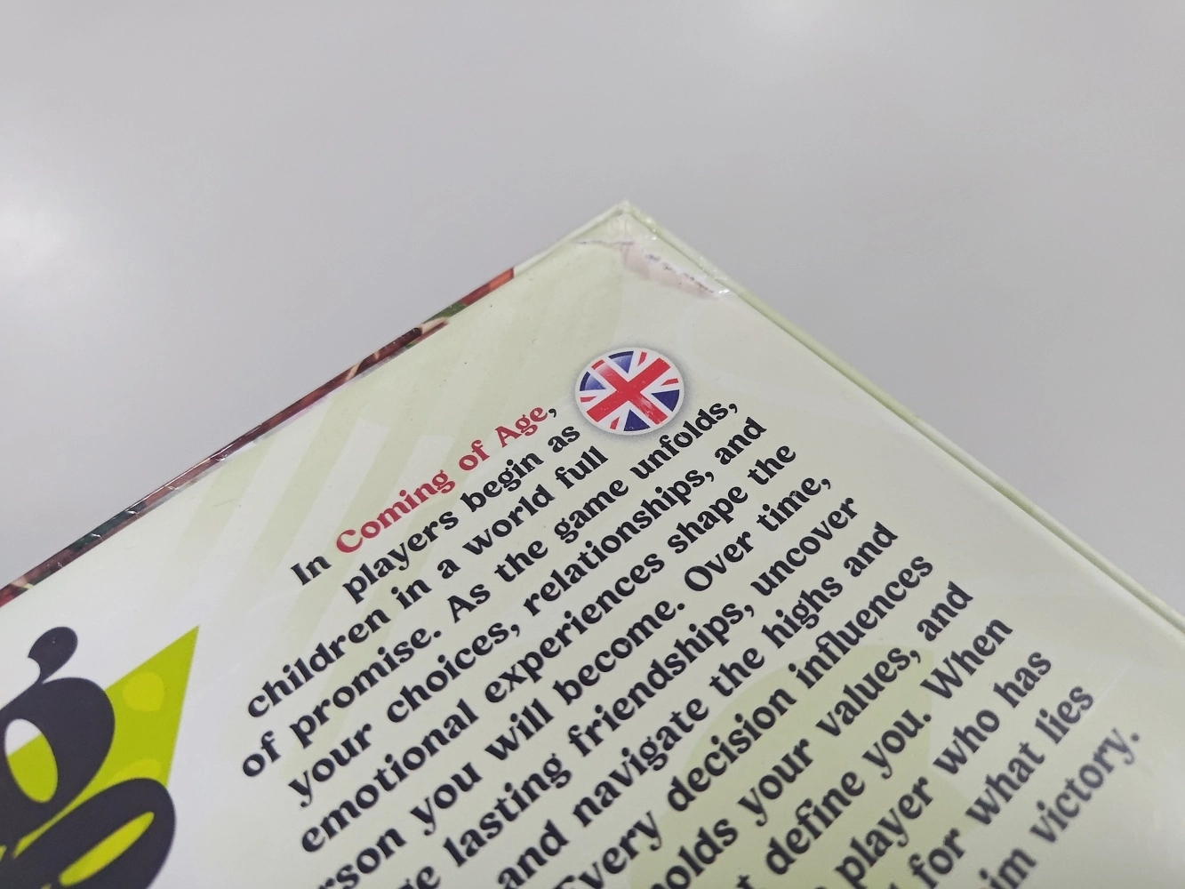 Coming of Age - EN (Leicht defekte Verpackung)