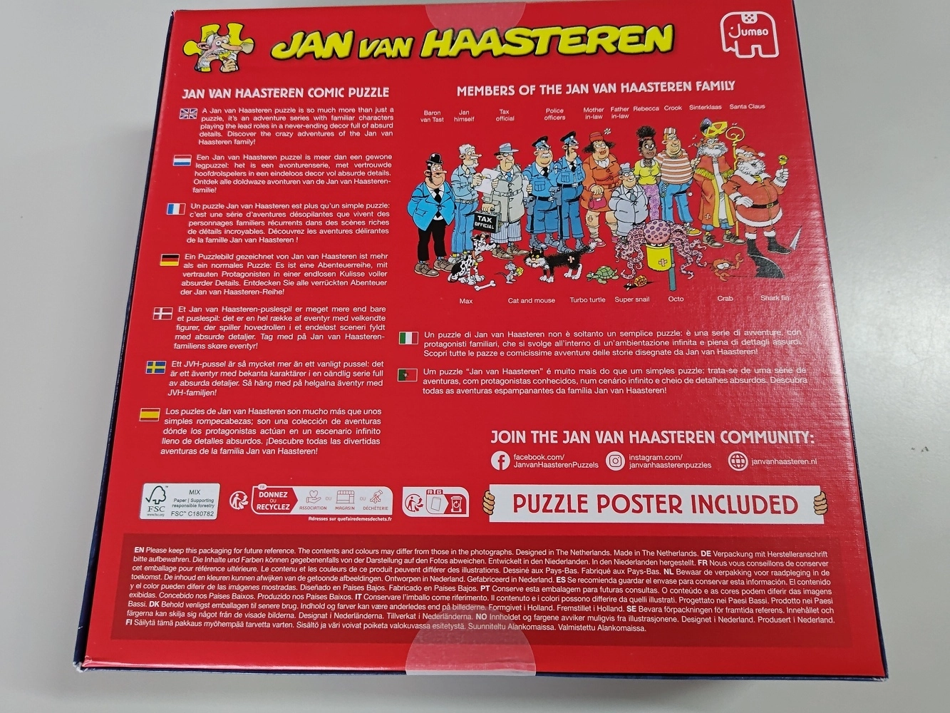 Das Dorf des Weihnachtsmanns - Jan van Haasteren (Defekte Verpackung)