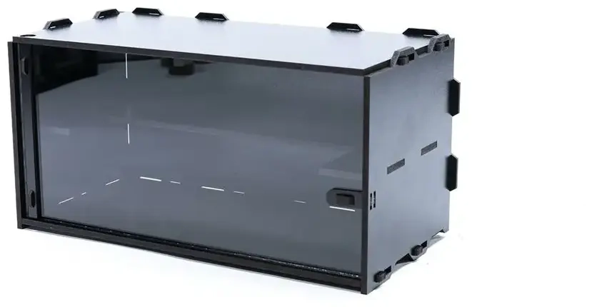 Kraken Wargames Black Paint Rack: Vitrine