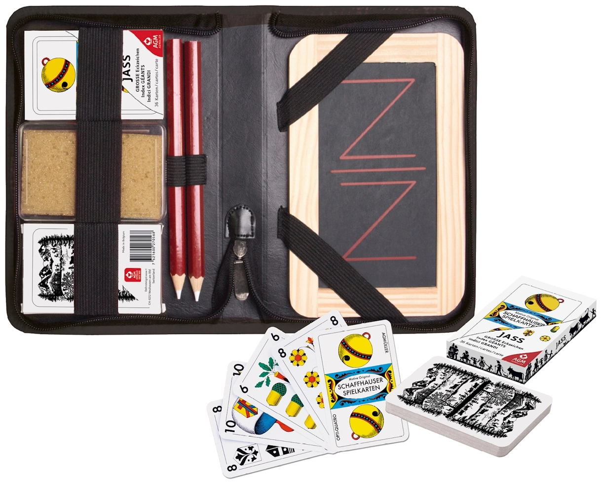 Scherenschnitt Jassetui Jass