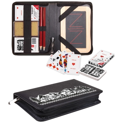 Scherenschnitt Jassetui Piquet