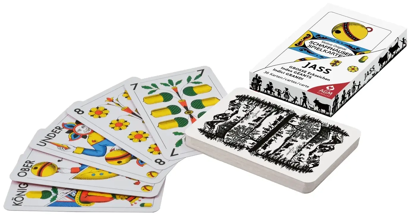 Scherenschnitt Opti Jasskarten