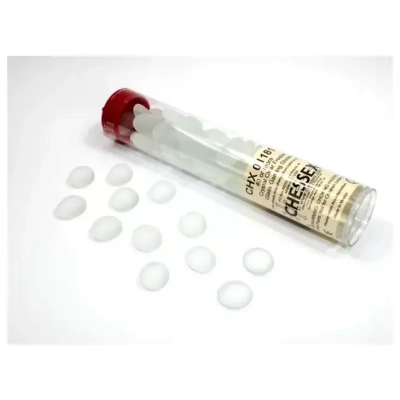 Crystal Clear Frosted Glass Stones Qty 40 or more in 5½