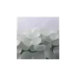 Crystal Clear Frosted Glass Stones Qty 40 or more in 5½" Tube