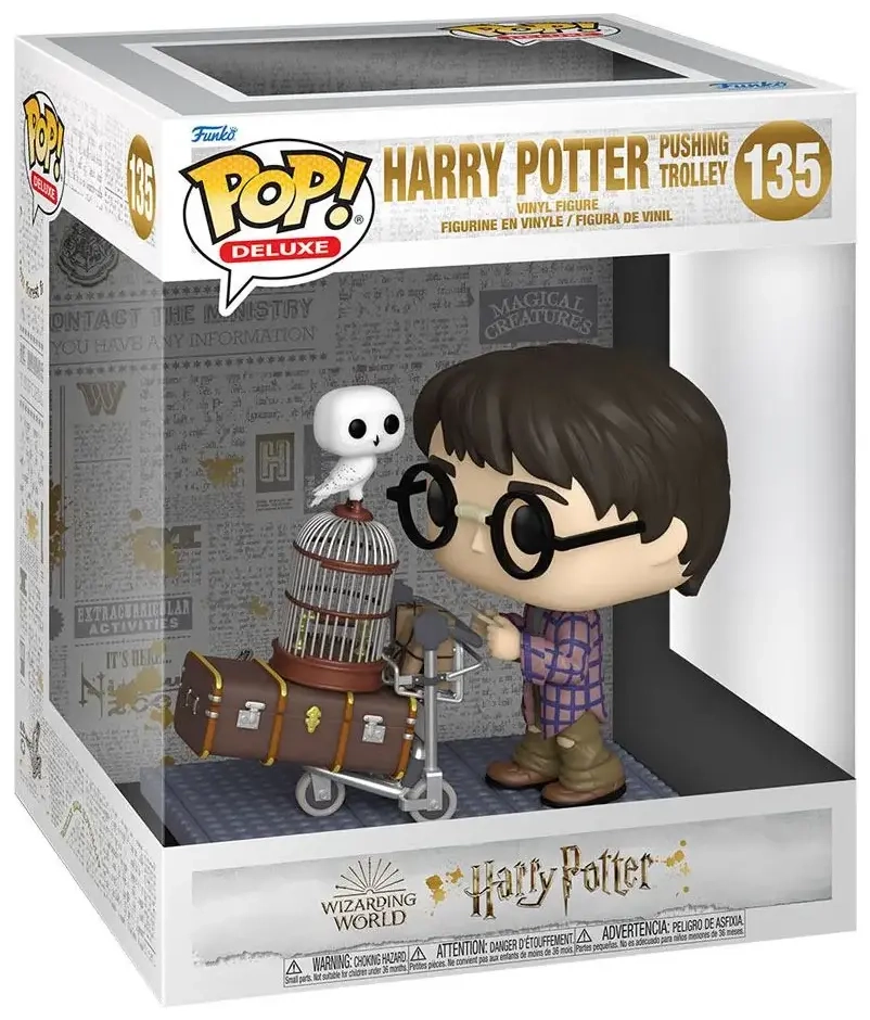 POP Deluxe -Harry Potter 20th Harry Pushing Trolly