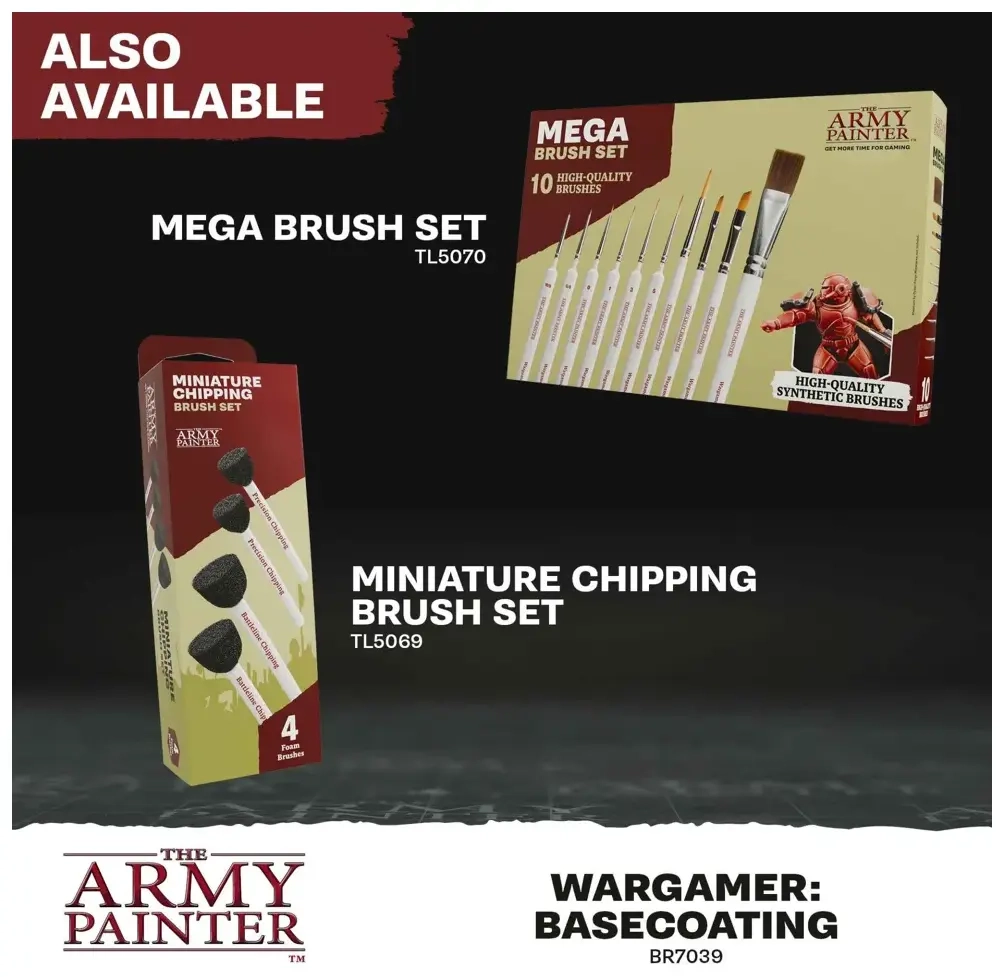 Wargamer Synthetic Brush - Basecoating (BR7039)