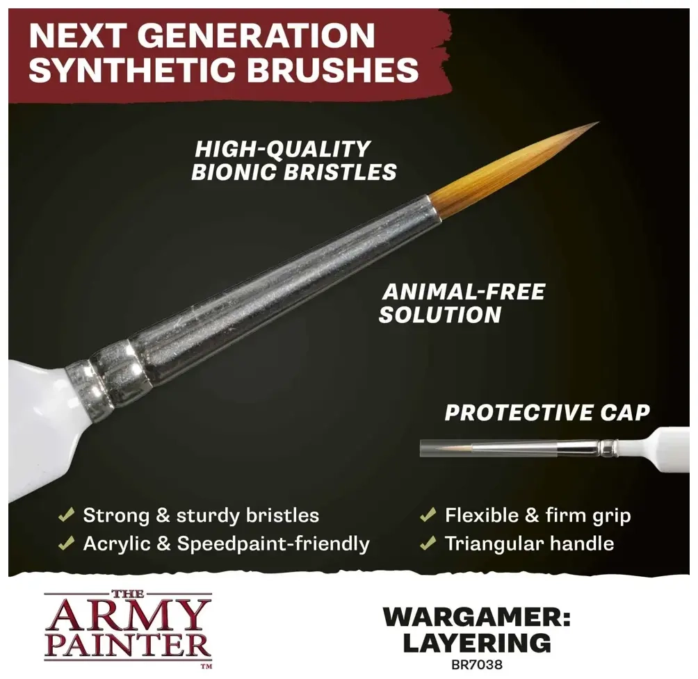 Wargamer Synthetic Brush - Layering (Schichtpinsel) (BR7038)