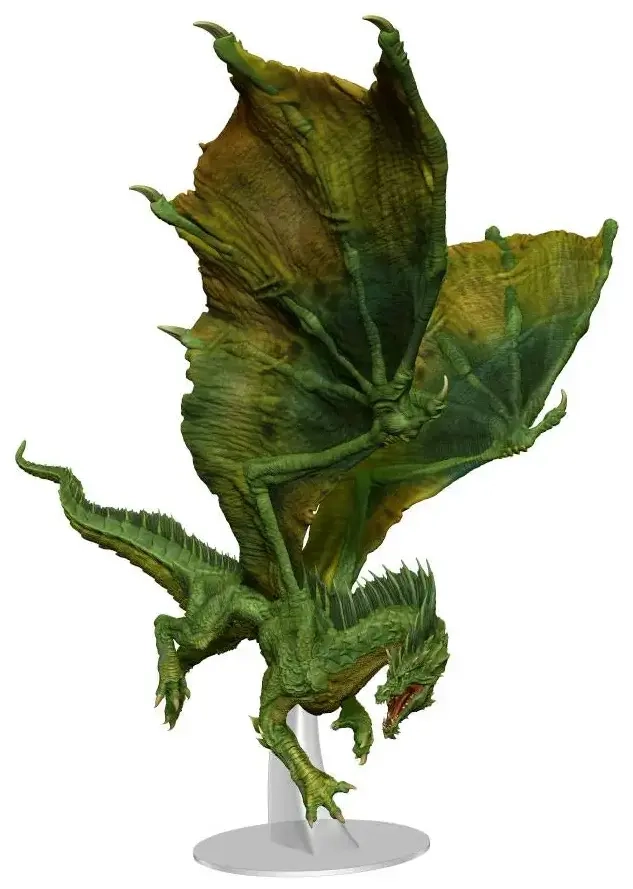 D&D Fantasy Miniatures: Icons of the Realms Adult Green Dragon Premium Figure