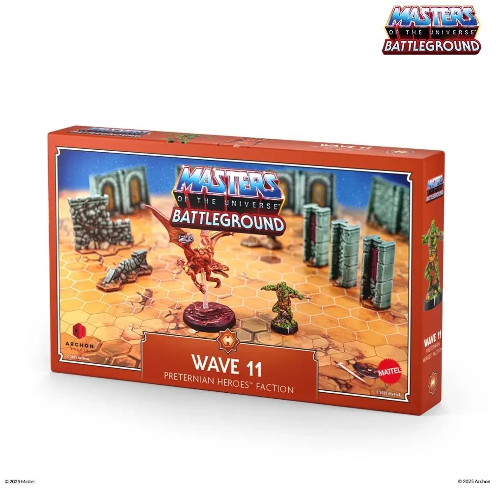 Masters of the Universe Battleground Wave 11 Preternian Heroes Moss Man/Turbodactyl DT