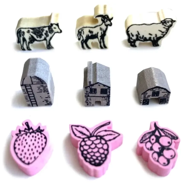 Fromage – Deluxe Upgrade Wooden Tokens