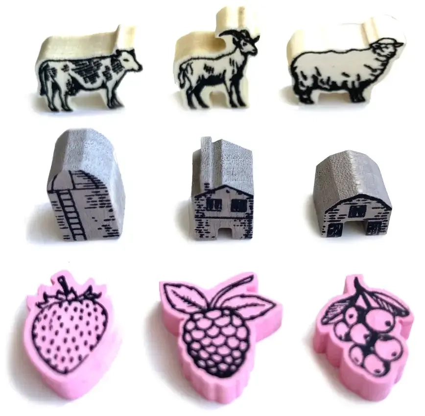 Fromage – Deluxe Upgrade Wooden Tokens