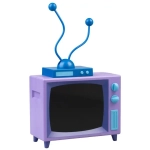 Die Simpsons Lampe mit USB-C TV