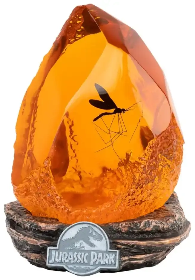 Jurassic Park Lampe mit USB-C Amber