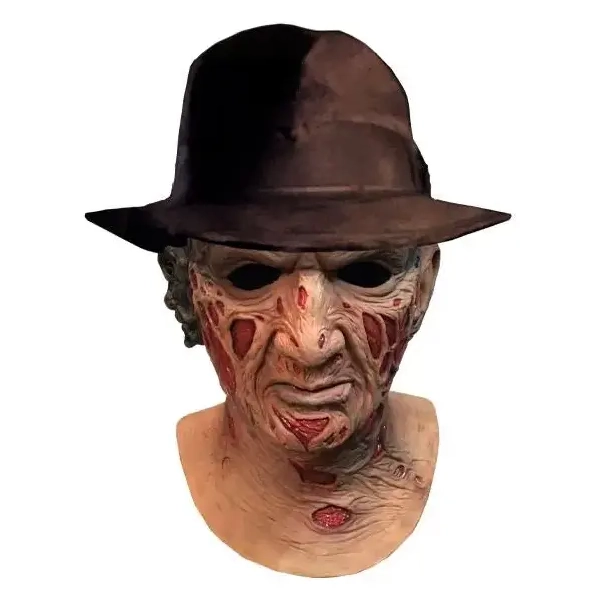 Nightmare - Mörderische Träume Deluxe Latex-Maske mit Hut Freddy Krueger