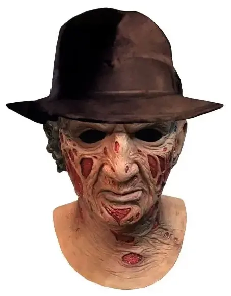 Nightmare - Mörderische Träume Deluxe Latex-Maske mit Hut Freddy Krueger
