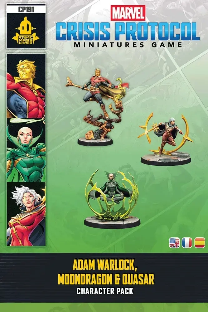 Marvel: Crisis Protocol – Adam Warlock, Moondragon & Quasar Character Pack