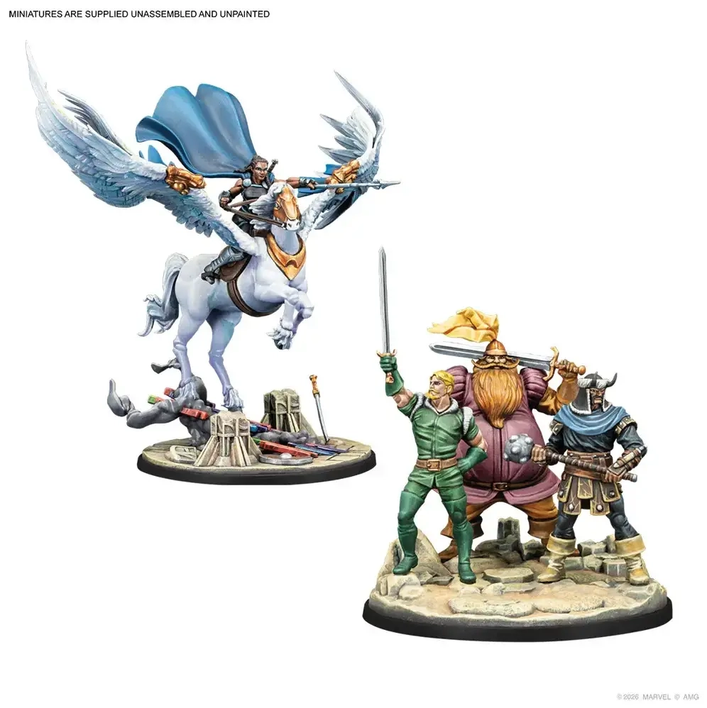 Marvel: Crisis Protocol – Valkyrie and Elendil & Warriors Three Character Pack