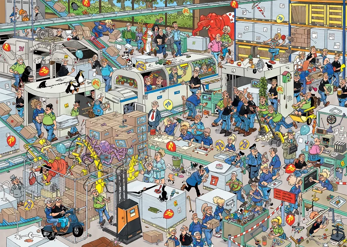 Jan van Haasteren | Puzzle - und Spielefabrik