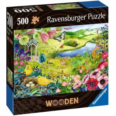 Holzpuzzle - Wilder Garten