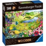 Holzpuzzle - Wilder Garten