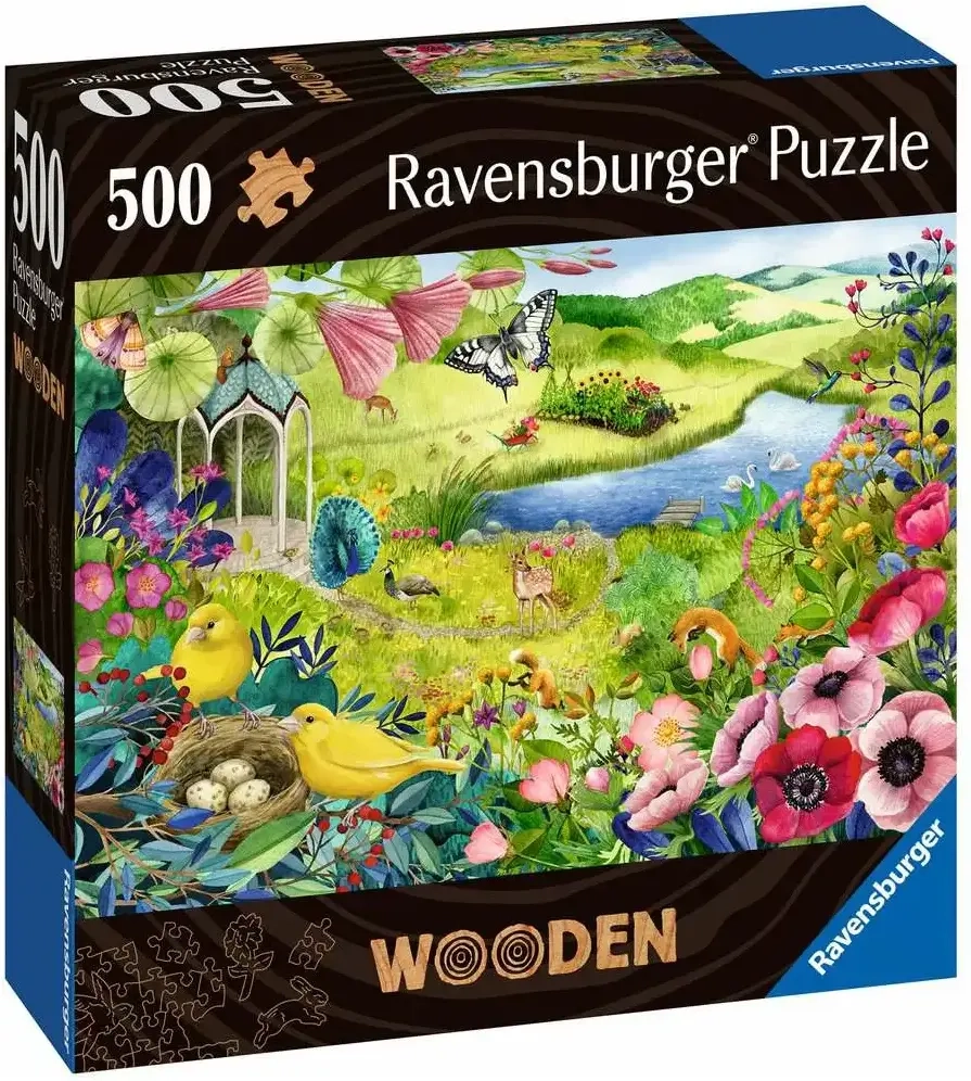 Holzpuzzle - Wilder Garten