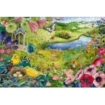 Holzpuzzle - Wilder Garten