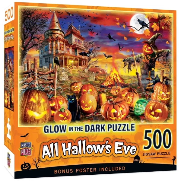 Halloween - All Hallow's Eve - Glow in the Dark Puzzle
