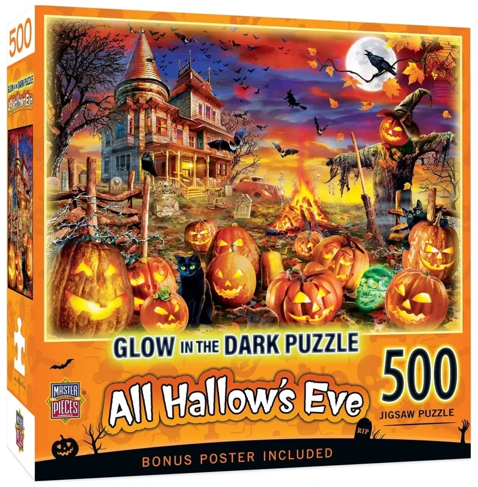 Halloween - All Hallow's Eve - Glow in the Dark Puzzle