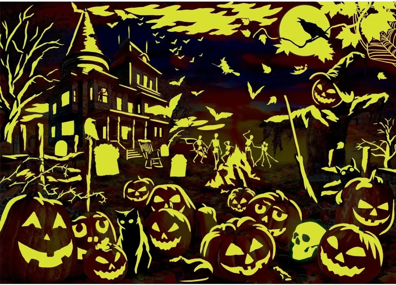 Halloween - All Hallow's Eve - Glow in the Dark Puzzle