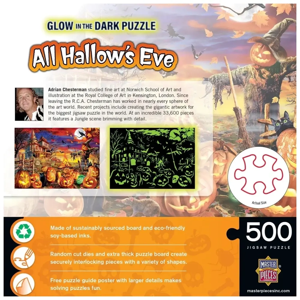 Halloween - All Hallow's Eve - Glow in the Dark Puzzle