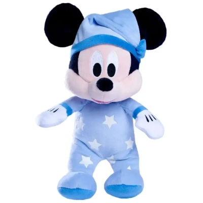 Disney Plüschfigur Gute Nacht Mickey Glow in the Dark 25 cm
