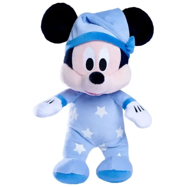 Disney Plüschfigur Gute Nacht Mickey Glow in the Dark 25 cm