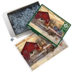 Wintertag auf dem Bauernhof