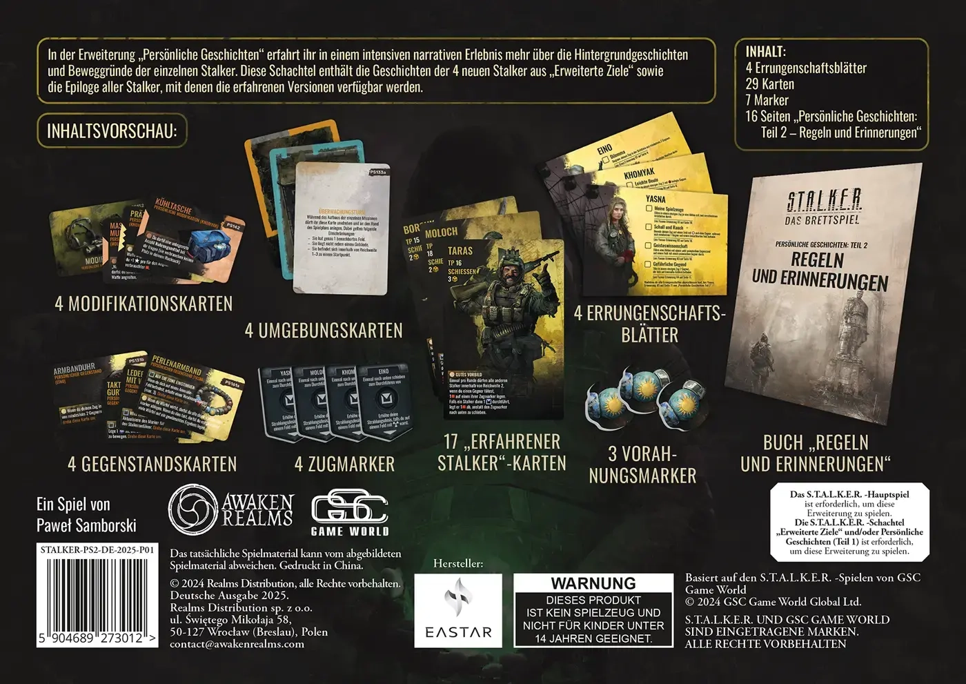 STALKER: Das Brettspiel – Persönliche Geschichten #2 - Erweiterung