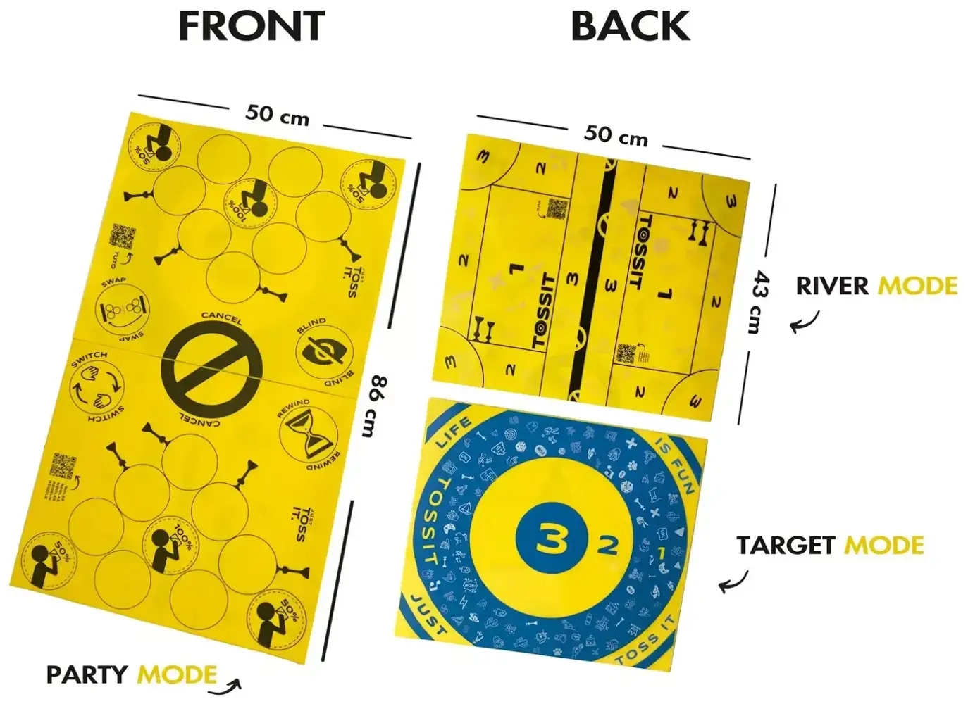 TossIt Party - Spielbrett