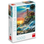 Leuchttturm in der Brandung (Glow in the Dark)