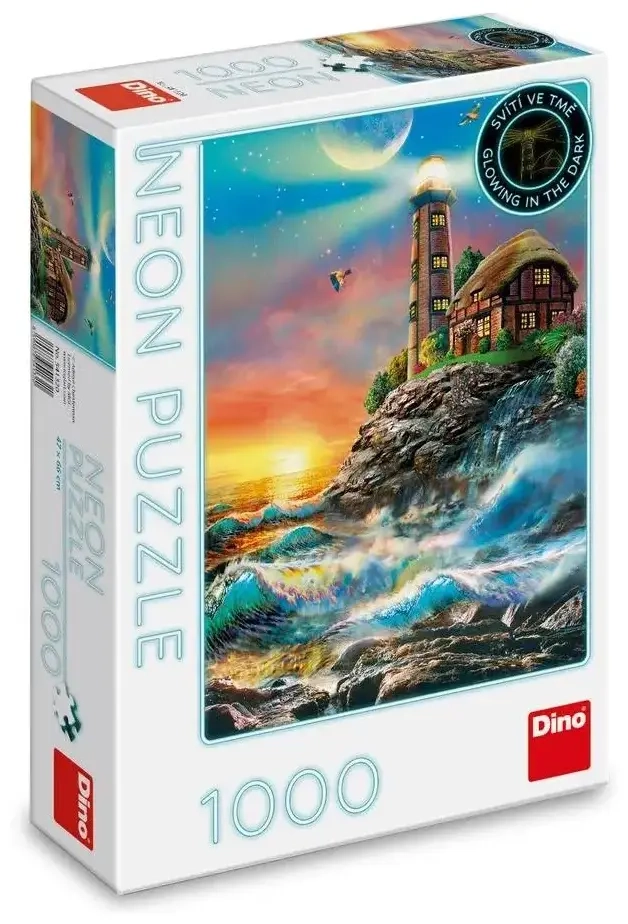 Leuchttturm in der Brandung (Glow in the Dark)