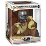 Funko POP! Deluxe The Mandalorian - Mando on Bantha w/Child in Bag Vinyl Figure