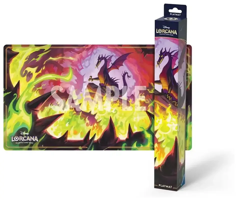 Disney Lorcana 11: Spielmatte Drachenfeuer