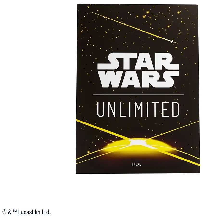 Star Wars: Unlimited Premium Art Sleeves - Card Back Yellow