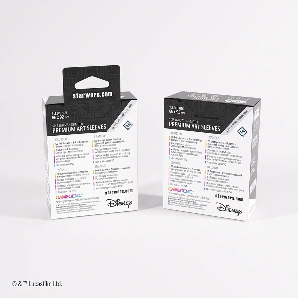 Star Wars: Unlimited Premium Art Sleeves - Card Back Yellow