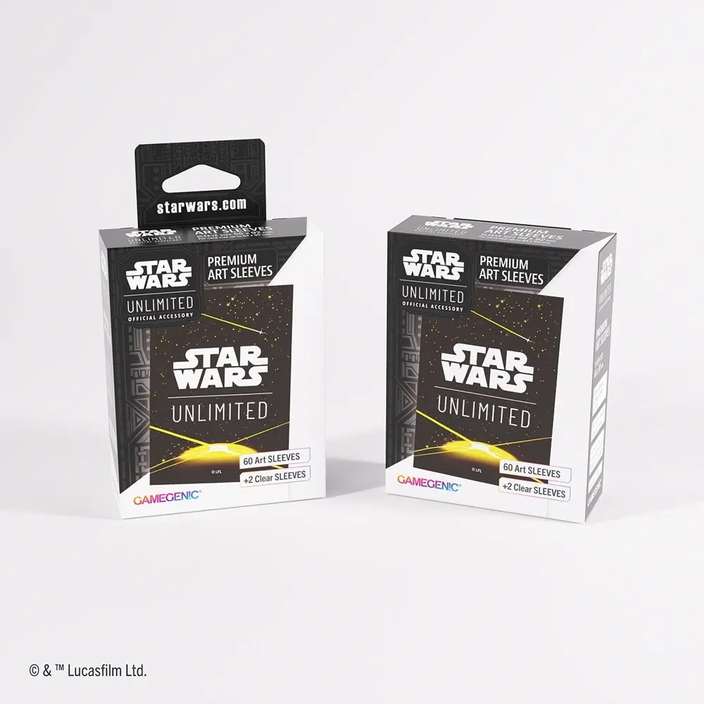 Star Wars: Unlimited Premium Art Sleeves - Card Back Yellow