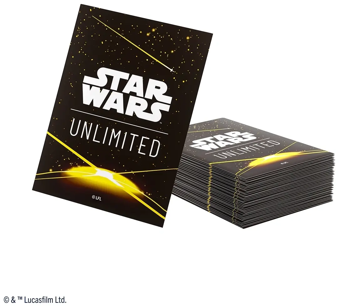 Star Wars: Unlimited Premium Art Sleeves - Card Back Yellow