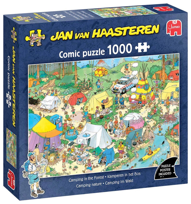 Camping im Wald - Jan van Haasteren