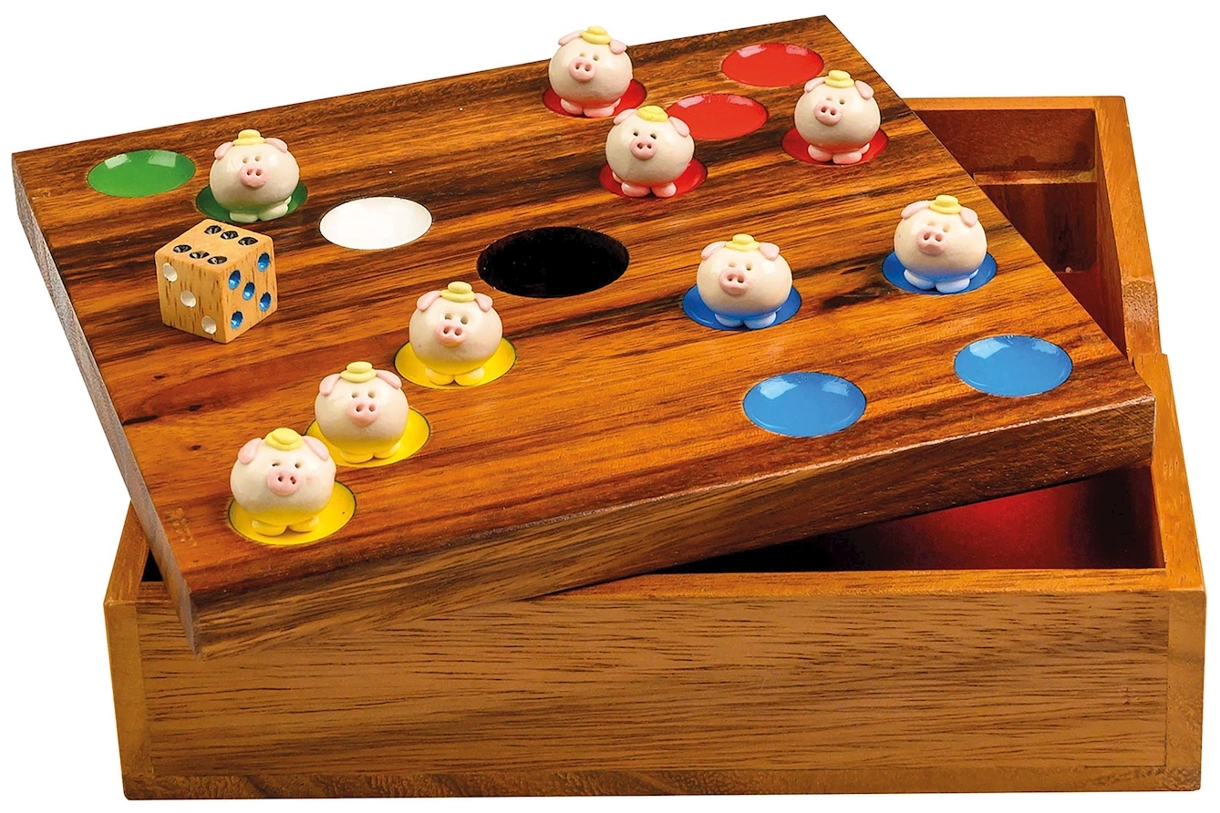 Schweinchen in der Grube