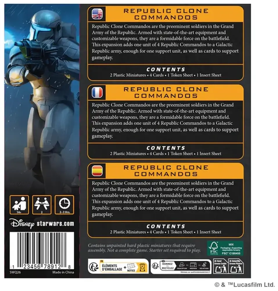 Star Wars: Legion – Republic Clone Commandos