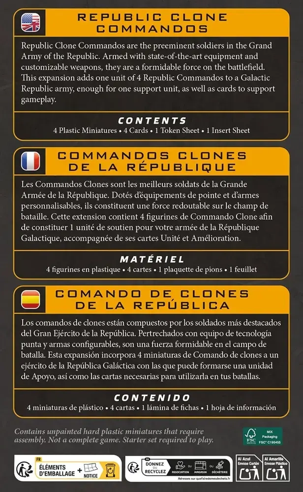 Star Wars: Legion – Republic Clone Commandos