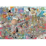 Wir brauchen Raum(fahrt) + Ganz grosses Kino - Jan van Haasteren - 2x1000 Teile