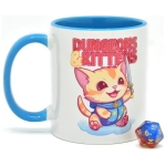 Glassstaff Geschenkbox Tasse & Würfel D20 Dungeons & Kittens