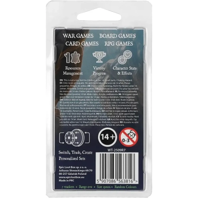 Hit Point Tracker Assortment 0-9 25mm (7)